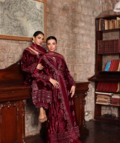 winter shawl suzaankari by saadia aasad | d10