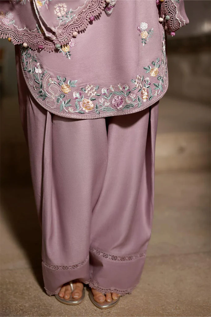 cross stitch khaddar & linen’25 || mauve mist cross stitch khaddar & linen’25 || mauve mist