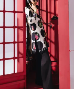 maria b m basics printed marina twill || mb cus25 1107b