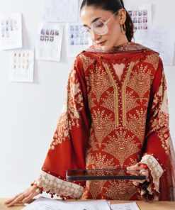 maria b m basics printed linen || mb cus25 1108b