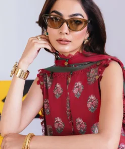 maria b m basics printed linen || mb cus25 1110a