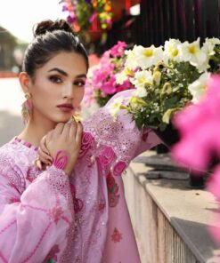 charizma rang e bahaar embroidered lawn 2024 | crb4 09