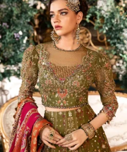 maria.b mbroidered wedding collection | bd 2906