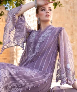 maria b luxury lawn 2024 | 1a