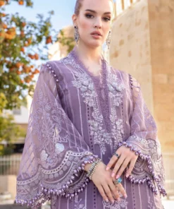 maria b luxury lawn 2024 | 1a