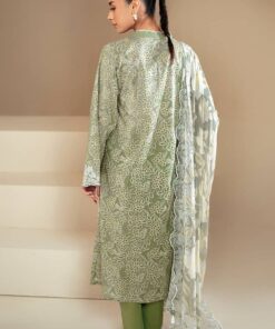 daily lawn by cross stitch 2024 | sage breeze 3 piece lawn suit (gz 169)