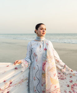 qalamkar luxury lawn | sahil 2025 | fk 02 isabella