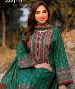 asim jofa printed lawn collection ajuub 11