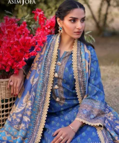 asim jofa printed lawn collection ajuub 03