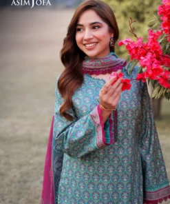 asim jofa printed lawn collection ajuub 17