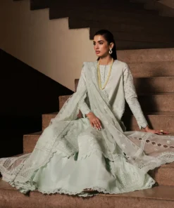 chikankari lawn ’24 by afrozeh | celadon