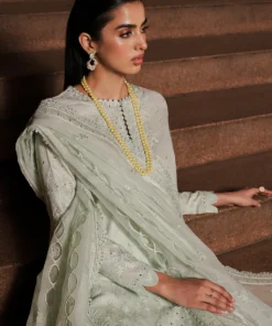 chikankari lawn ’24 by afrozeh | celadon