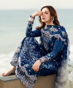 qalamkar luxury lawn | sahil 2025 | fk 05 aurora