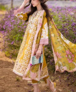 mushq hemline the secret garden lawn | whispering petals