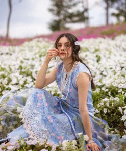 mushq hemline the secret garden lawn | myosotis