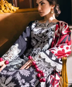 mushq hemline winter karandi | midnight magic