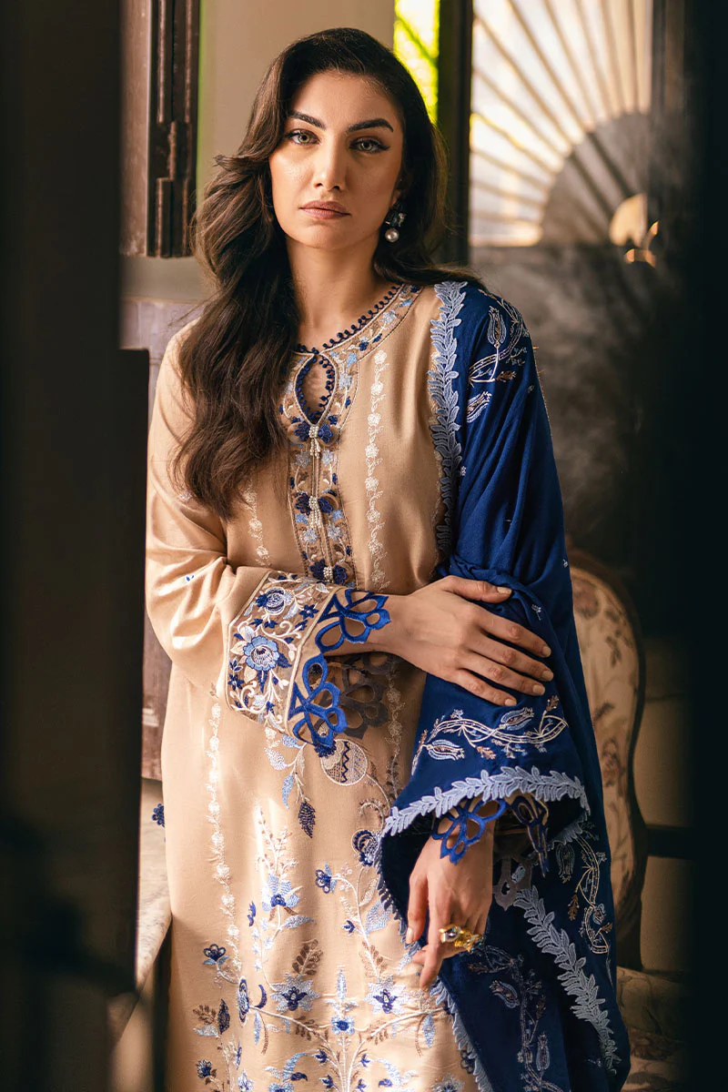 mushq hemline winter karandi | saffron kiss mushq hemline winter karandi | saffron kiss