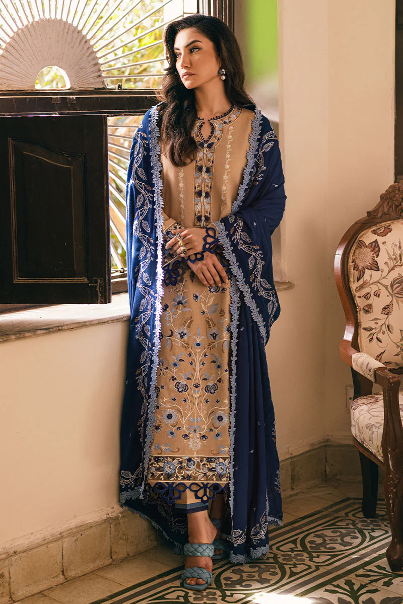 mushq hemline winter karandi | saffron kiss mushq hemline winter karandi | saffron kiss