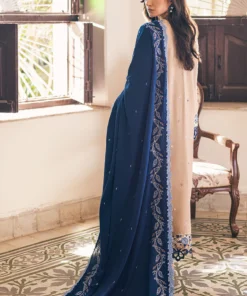 mushq hemline winter karandi | saffron kiss