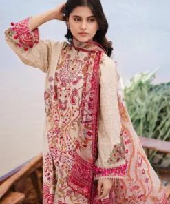 maria.b m.basics embroidered lawn 2024 | 410 b