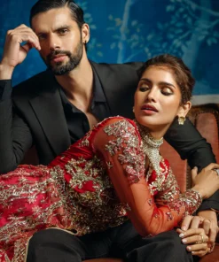 mushq stardust | unstitched wedding collection ’24 | red carpet