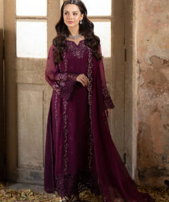 azure ensembles chiffon collection 2025 | merlot grace