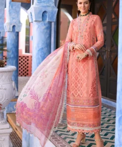 noor by saadia asad luxury embroidered chikankari lawn 3pc suit d 02a (gz 327)