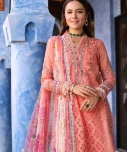 noor by saadia asad luxury embroidered chikankari lawn 3pc suit d 02a (gz 327)