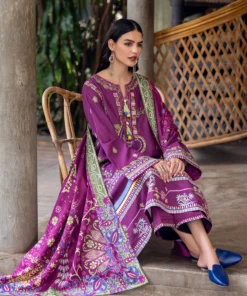 mushq hemline karandi || plum swirl