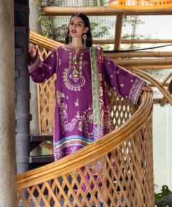 mushq hemline karandi || plum swirl