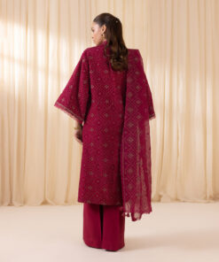 berry embroidered silk salwar kameez | 000rflx24v33