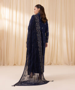 navy blue embroidered silk salwar kameez | 000rflx24v36 navy blue embroidered silk salwar kameez | 000rflx24v36