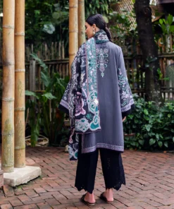 mushq hemline karandi || silver mist