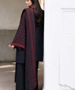 cross stitch khaddar & linen’25 || garnet grace