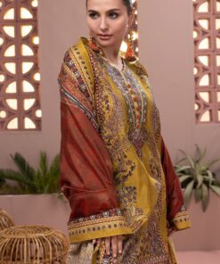 khaadi | mid summer | | bds240408 mustard