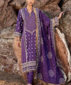 embroidered lawn dupatta with border. gold lacquer printed lawn gulahmed full cl 52169.jpg