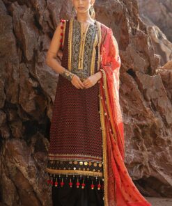 gold lacquer printed chiffon cord sequins embroidered gulahmed front bm 52017 1.jpg