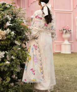 cross stitch premium lawn 2025 | pastel bloom