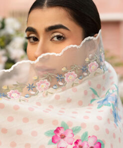 cross stitch premium lawn 2025 | pastel bloom