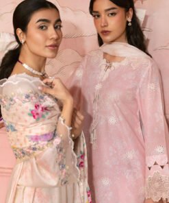 cross stitch premium lawn 2025 | floral tie