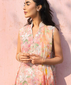 cross stitch premium lawn 2025 | almond pink