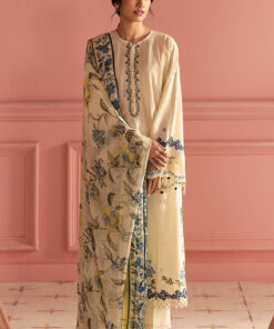 cross stitch premium lawn 2025 | blue allure