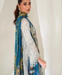 qprints by qalamkar embroidered lawn 2024 | qlm24qp ar 05 florine