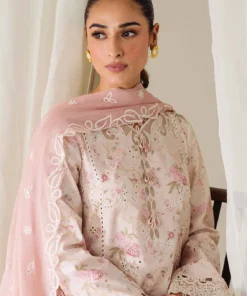 qprints by qalamkar embroidered lawn 2024 | qlm24qp ar 10 helene